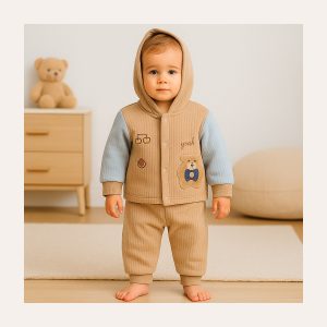 Cozy Bear Hugs Hooded Set