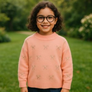 Peach Knitted Sweater