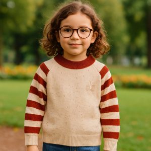 Girls Raglan Sweater